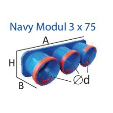 Navy Modul 3x75