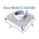 1/2 Navy Modul D 160/200