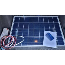 Переносная автономна зарядная станция на солнечной батареи 80Вт - 33Ah 